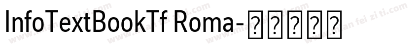 InfoTextBookTf Roma字体转换